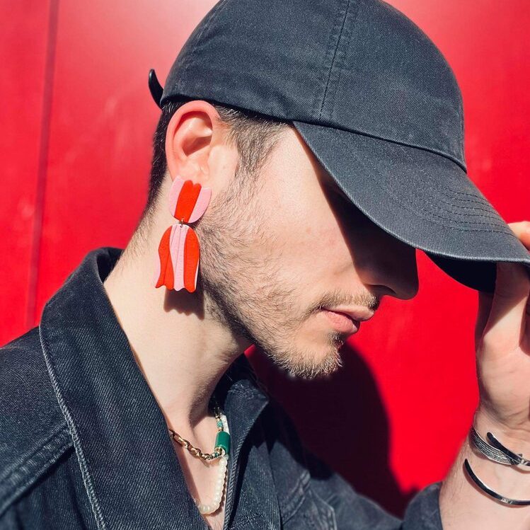 Bijou coloré créé par Saboom