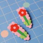 barrette fleurs