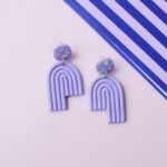 boucles d'oreilles colorées uniques par Saboom