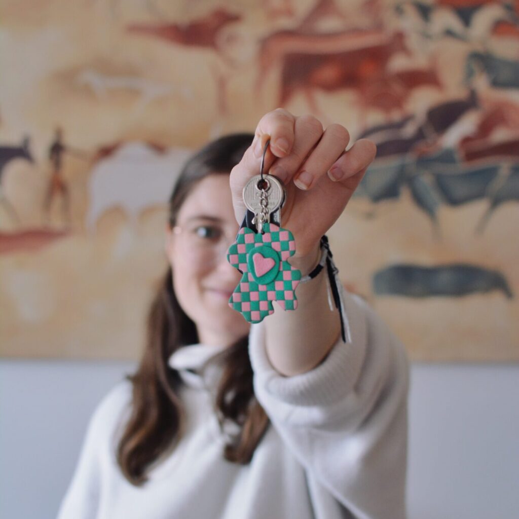 Porte-clés – Amour en fleur