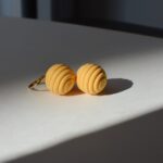 Boucles d'oreilles Almaya jaune Saboom