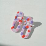 Boucles d'oreilles Inès terrazzo Saboom