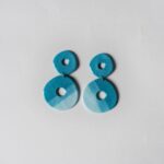 Boucles d'oreilles Rita bleu Saboom