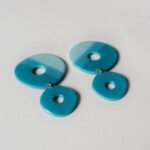 Boucles d'oreilles Rita bleu Saboom