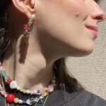 boucles d'oreilles colorées Saboom