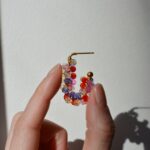 boucles d'oreilles colorées Saboom