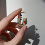 boucles d'oreilles colorées Saboom