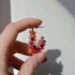 boucles d'oreilles colorées Saboom