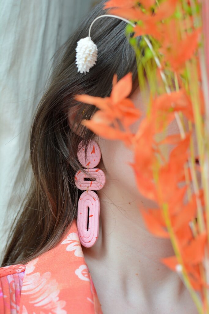 Boucles d'oreilles colorées Saboom