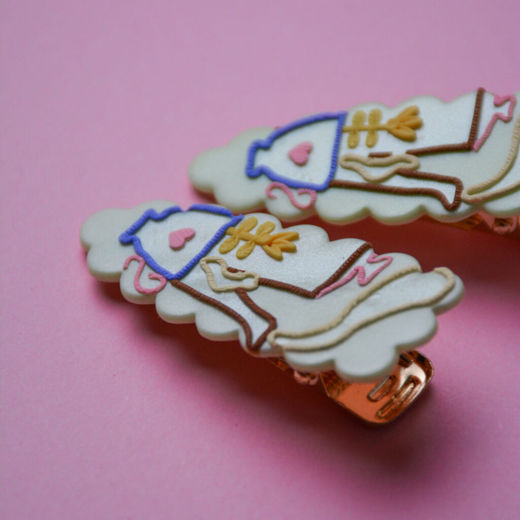 Barrette Le temps d'un thé Saboom